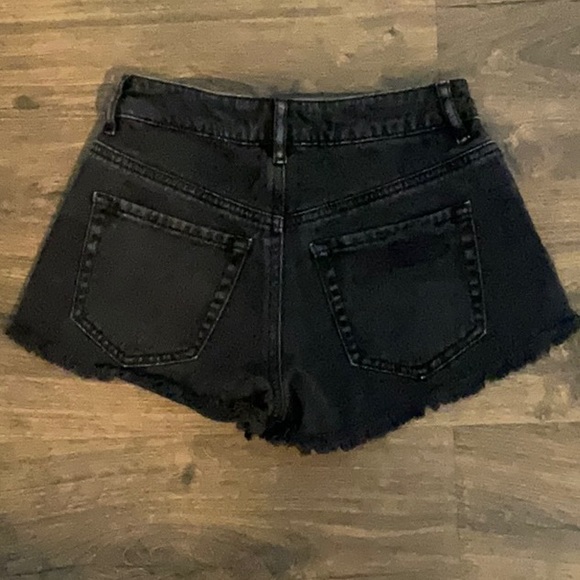 PacSun High Rise Festival Black denim Shorts
(11.24.13EB) - Picture 3 of 5